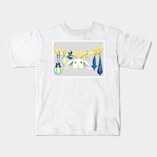 Ornamental Jackalope Card Kids T-Shirt